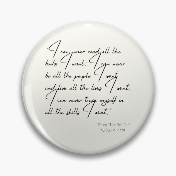 Item preview, A Quote about Disappointment from "The Bell Jar" by Sylvia Plath designed and sold by Poemit.