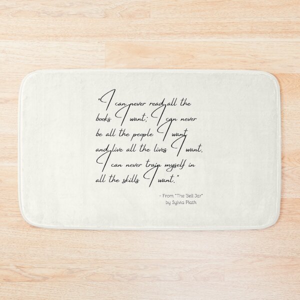 Item preview, A Quote about Disappointment from "The Bell Jar" by Sylvia Plath designed and sold by Poemit.