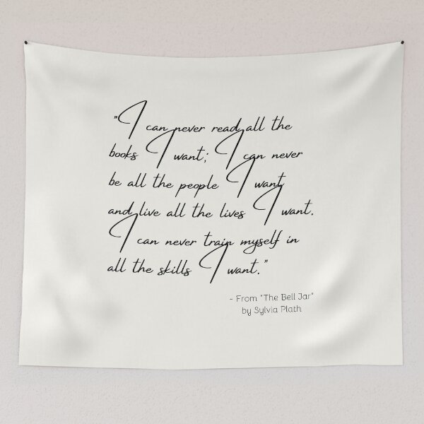 Item preview, A Quote about Disappointment from "The Bell Jar" by Sylvia Plath designed and sold by Poemit.