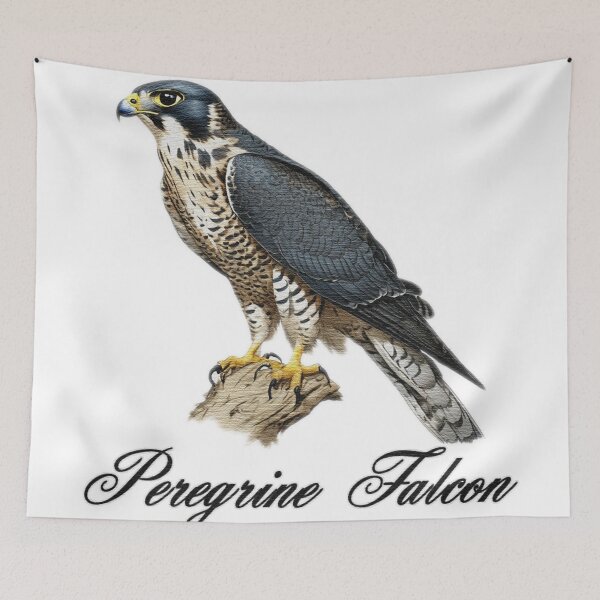 Item preview, Peregrine Falcon  sitting on a branch designed and sold by jnsmerchstore.