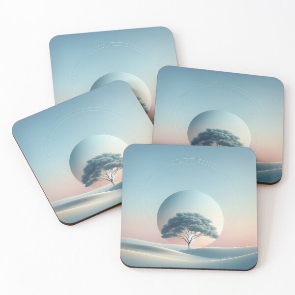 Item preview, Serenity in Simplicity A Minimalist Landscape designed and sold by SunkenCost.