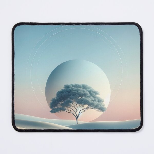 Item preview, Serenity in Simplicity A Minimalist Landscape designed and sold by SunkenCost.