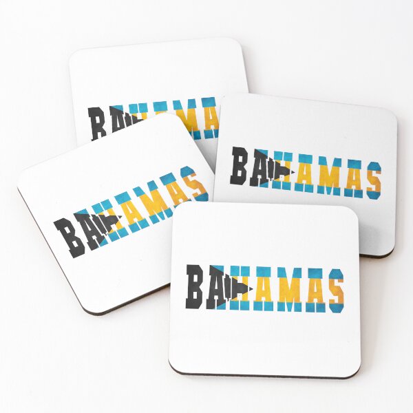 Item preview, Bahamas Country Flag Typography designed and sold by TravelWish.