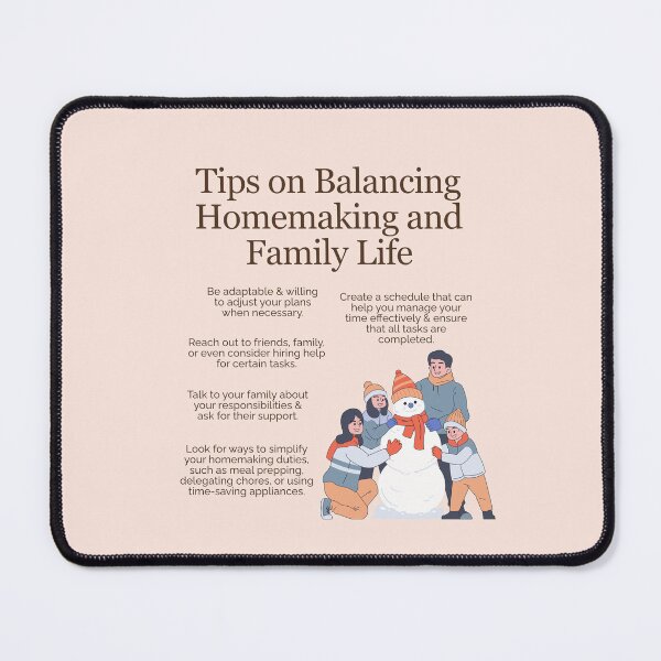 Item preview, Tips on Balancing Homemaking and Family Life designed and sold by TheFocusedShop.