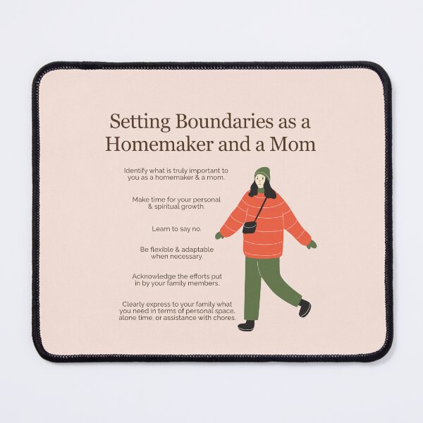 Item preview, Setting Boundaries as a Homemaker and a Mom designed and sold by TFHStore.