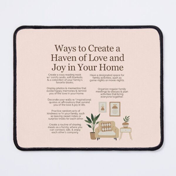 Item preview, Ways to Create a Haven of Love and Joy in Your Home designed and sold by TFHStore.