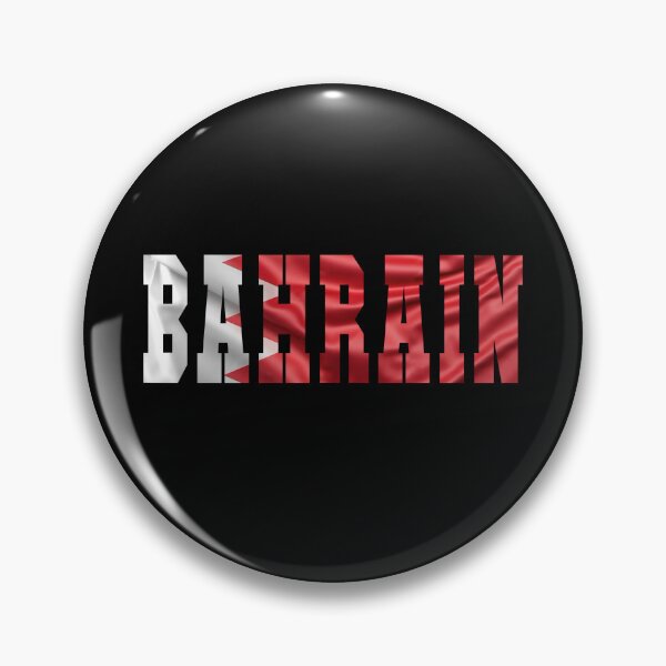 Item preview, Bahrain Country Flag Typography designed and sold by TravelWish.