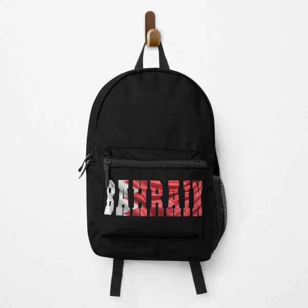 Item preview, Bahrain Country Flag Typography designed and sold by TravelWish.