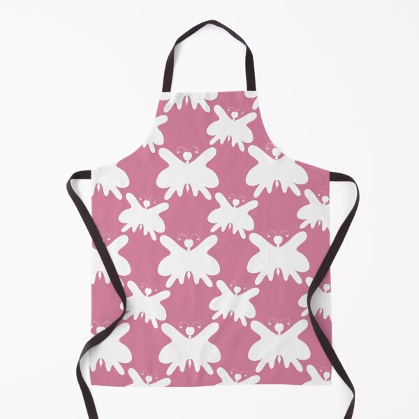 Item preview, Butterfly Pink and White Silhouette Pattern designed and sold by Artistestella.