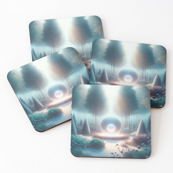 Item preview, Ethereal Light in a Mystical Forest Clearing designed and sold by SunkenCost.