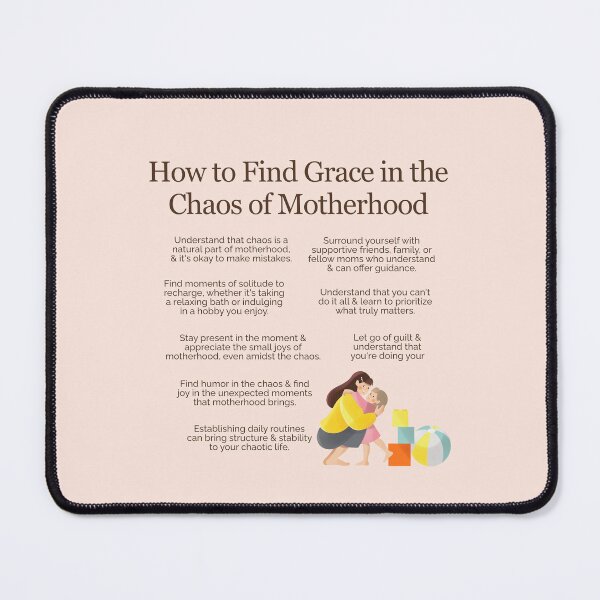 Item preview, How to Find Grace in the Chaos of Motherhood designed and sold by TheFocusedShop.