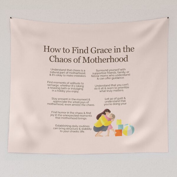 Item preview, How to Find Grace in the Chaos of Motherhood designed and sold by TheFocusedShop.