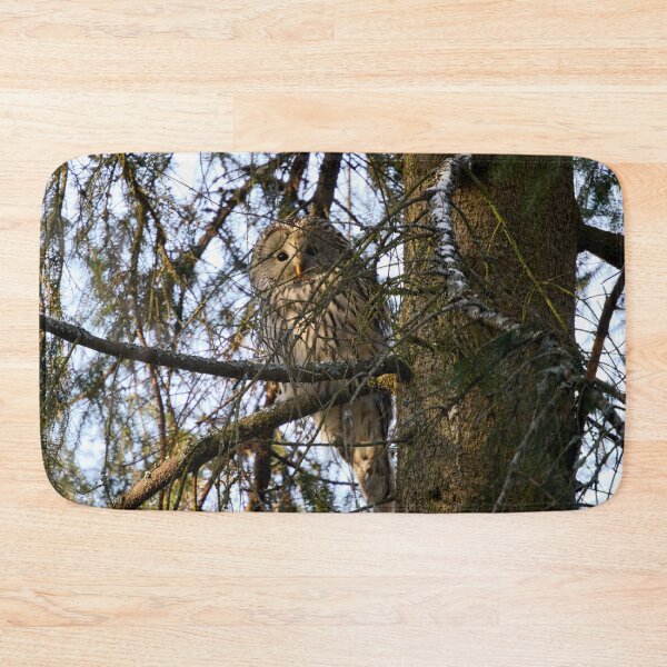 Item preview, Hiding in the spruce. Ural owl designed and sold by Jouko Lehto Photography.