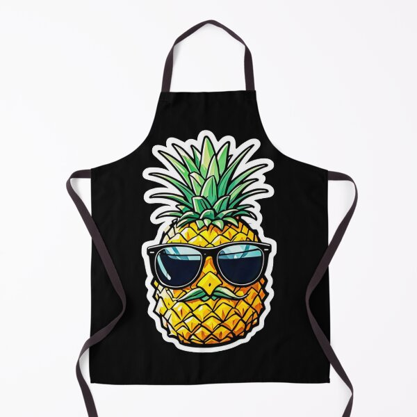 Item preview, Funny Mustache Pineapple Wearing Sunglasses designed and sold by MyArt23.
