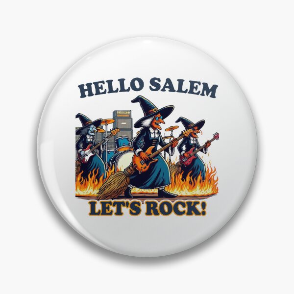 Item preview, Hello Salem Massachusetts Witch Rock Band designed and sold by Esskay Designs.