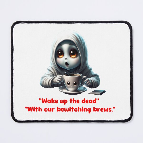 Item preview, Ghost Drinking Coffee designed and sold by NagalkarArtWork.