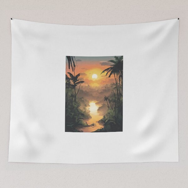 Item preview, sunrise in the jungle designed and sold by Periush.