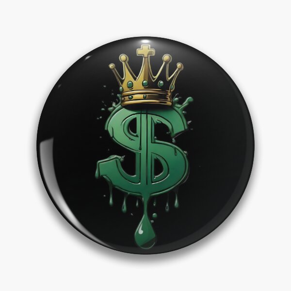 Item preview, Cash is king, dollar sign crown designed and sold by Merchattack.