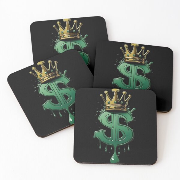 Item preview, Cash is king, dollar sign crown designed and sold by Merchattack.