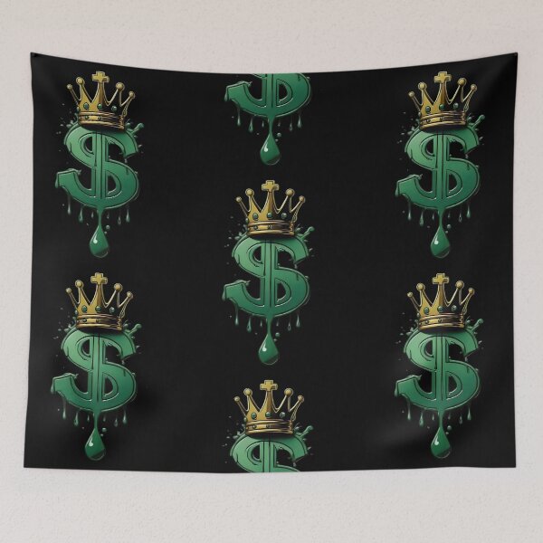 Item preview, Cash is king, dollar sign crown designed and sold by Merchattack.