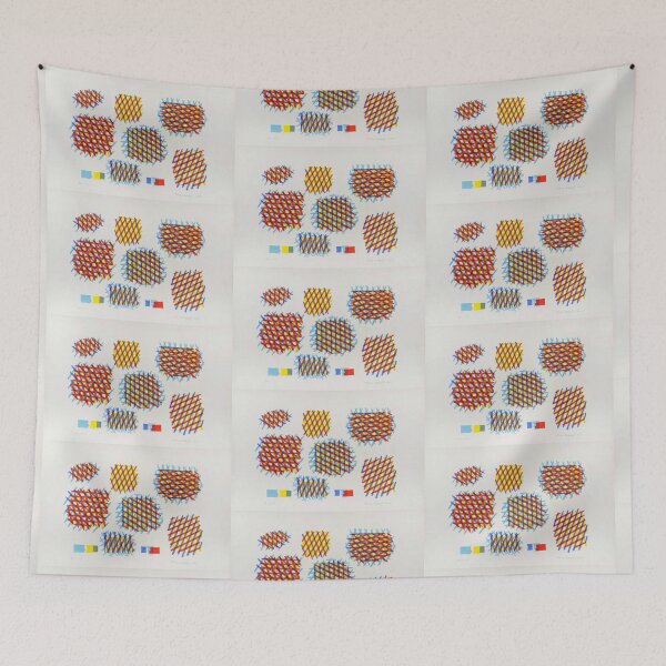Item preview, Original art by Piero Dorazio, Op art designed and sold by Bob-Studio.