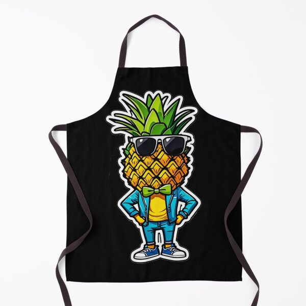 Item preview, Funny Mustache Pineapple Wearing Sunglasses designed and sold by MyArt23.