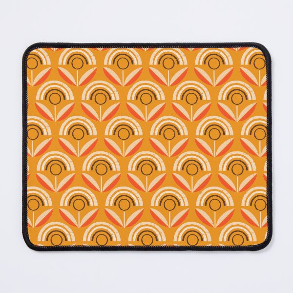 Item preview, Yellow Mod Sunflower- Mid Century Floral designed and sold by susycosta.