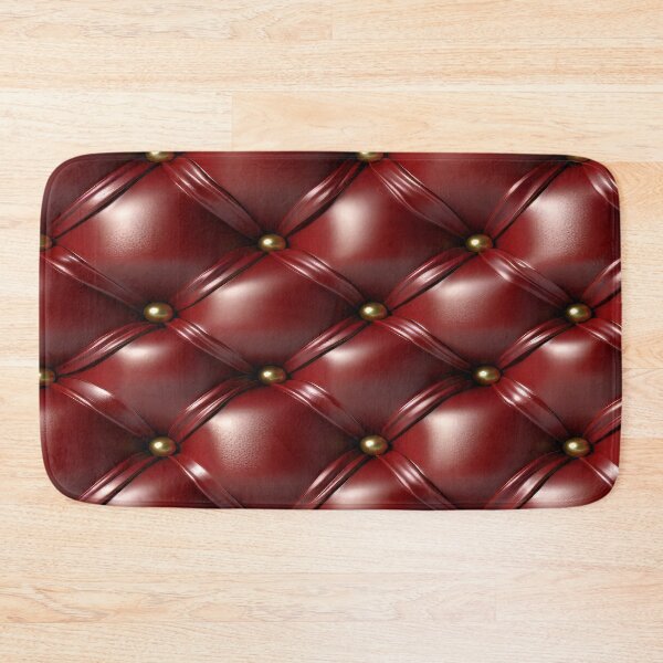 Item preview, Maroon Pillowed Leather Design designed and sold by ArtsyWishy.