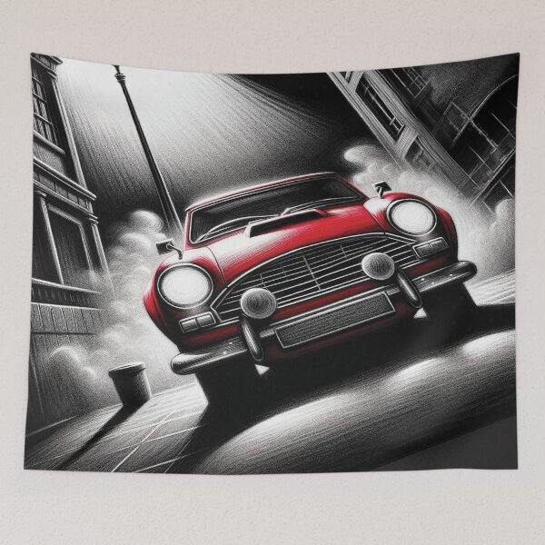 Item preview, chalk style Car print designed and sold by Random Designs.