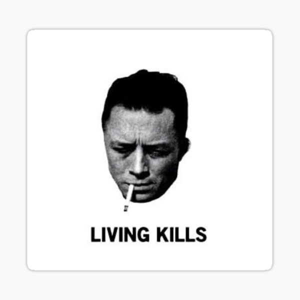 Item preview, Albert Camus: Living kills designed and sold by redartworks.