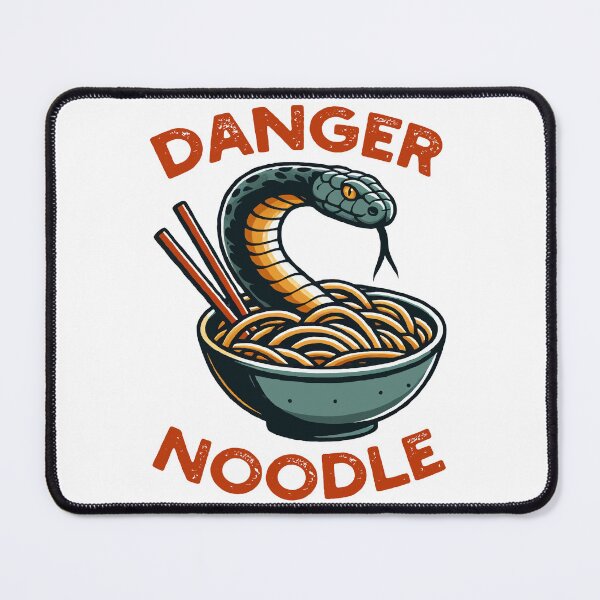 Artikelvorschau, Gefahr Nudel entworfen und verkauft von Angry Swan Designs.