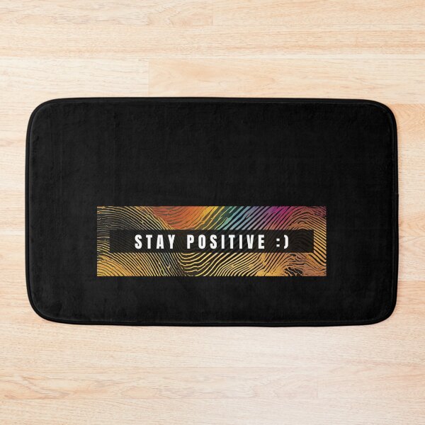 Item preview, Stay positive - simple text, minimalism designed and sold by coolvibes-shop.