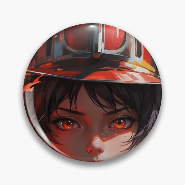 Item preview, Blazing Inferno - Firefighter Girl designed and sold by ShiroStore.