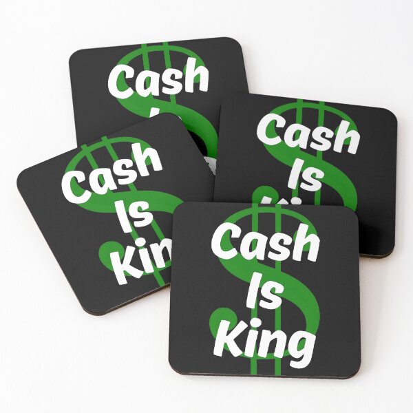 Item preview, Copy of Funny cash is king quote designed and sold by Merchattack.