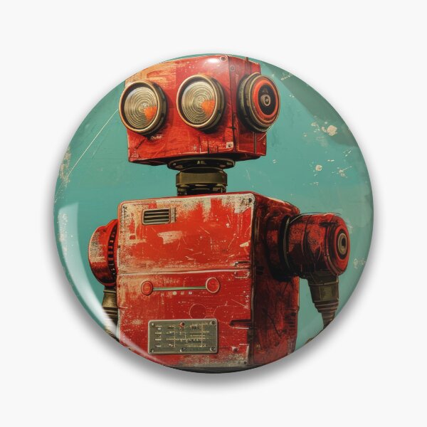 Item preview, Red Robot in a Green Candyland designed and sold by Piotrek0001.
