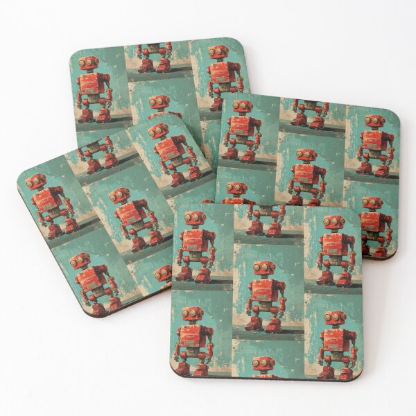 Item preview, Red Robot in a Green Candyland designed and sold by Piotrek0001.