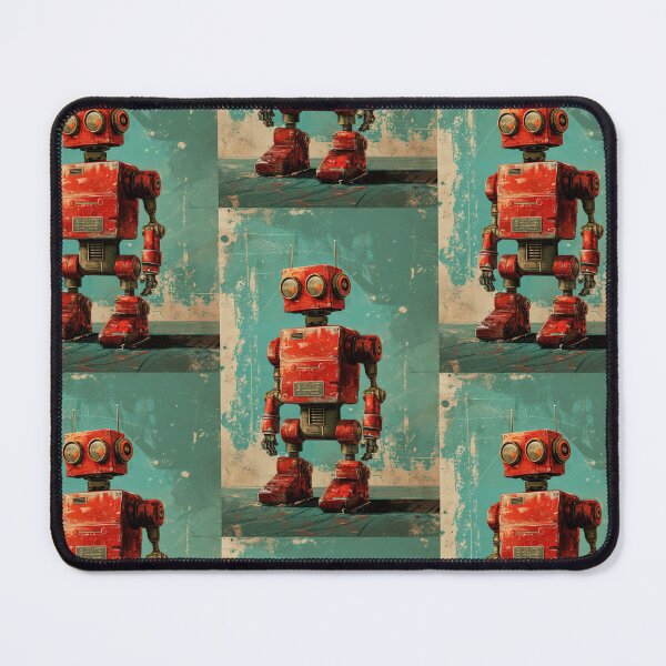 Item preview, Red Robot in a Green Candyland designed and sold by Piotrek0001.