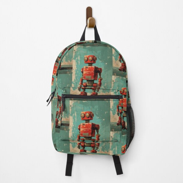 Item preview, Red Robot in a Green Candyland designed and sold by Piotrek0001.