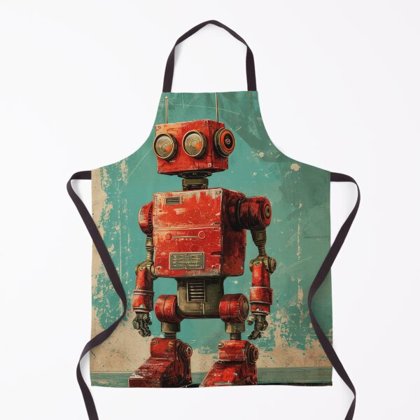 Item preview, Red Robot in a Green Candyland designed and sold by Piotrek0001.