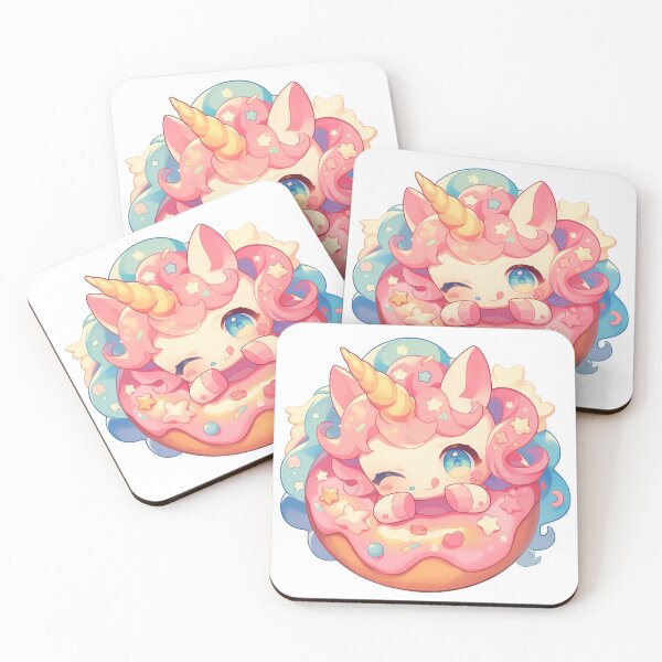Item preview, Unicorn Doughnut Cartoon Cute designed and sold by Bwittaya.