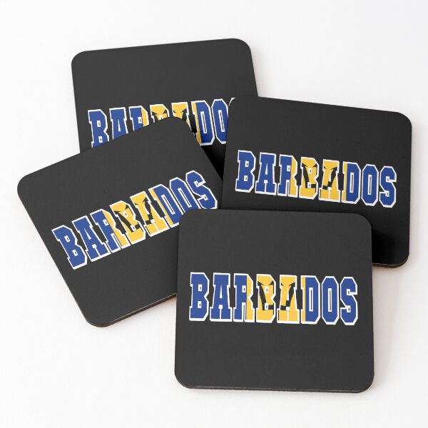 Item preview, Barbados Country Flag Typography designed and sold by TravelWish.
