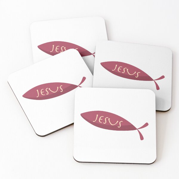 Item preview, Christian fish with the inscription Jesus designed and sold by EternalRock.