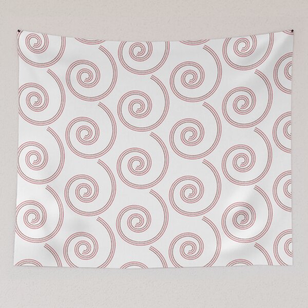 Item preview, Red swirly stars designed and sold by bubbley2021.