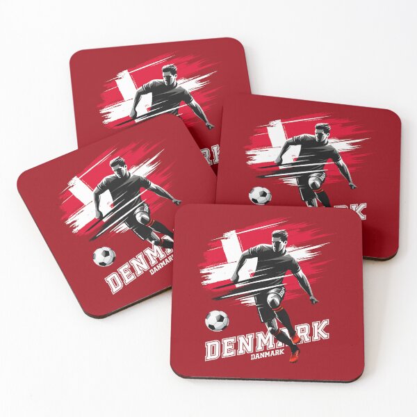 Item preview, Football Soccer Denmark Danish Flag Banner Player Grunge designed and sold by Infinitee8hirts.