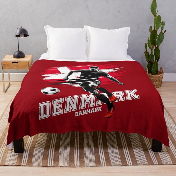 Item preview, Football Soccer Denmark Danish Flag Banner Player Grunge designed and sold by Infinitee8hirts.