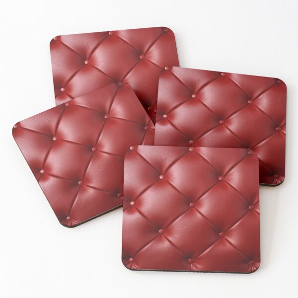 Item preview, Red Leather Design designed and sold by ArtsyWishy.