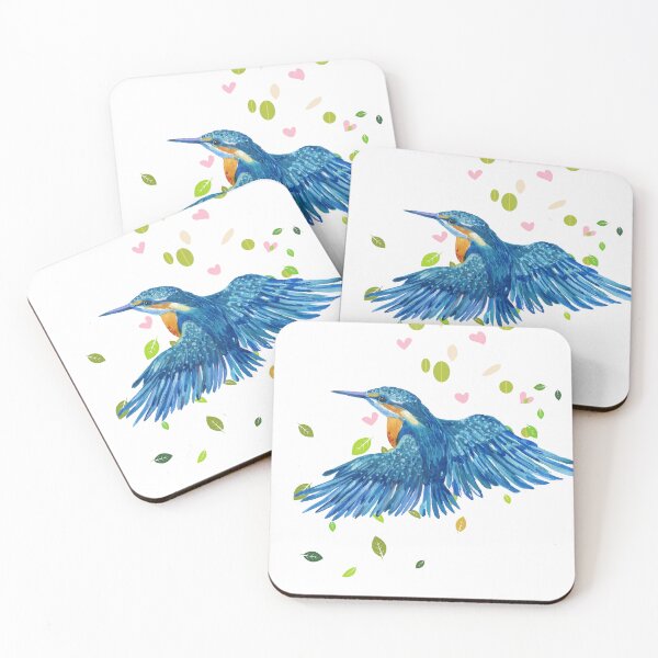 Item preview, Vividly colored kingfishers designed and sold by mikoto-K09.