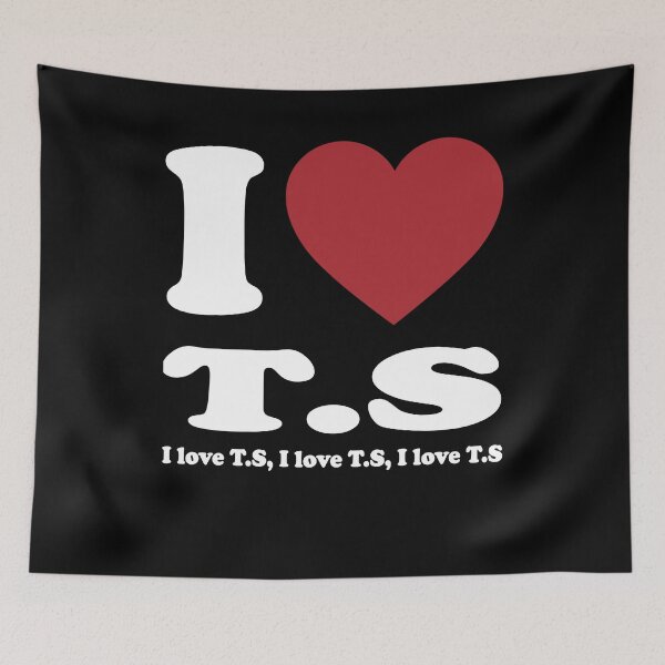 Item preview, I LOVE T.S, I LOVE T.S, I LOVE T.S. WHITE designed and sold by Rejiboustarts.