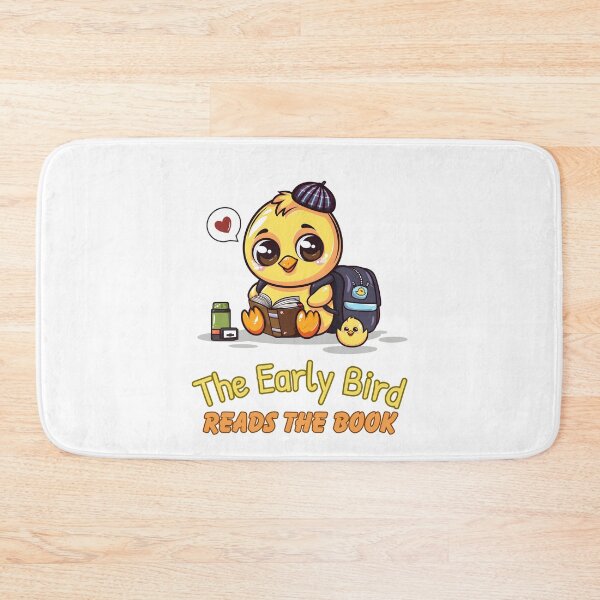 Item preview, Bookworm Chick - 'The Early Bird Reads the Book' Scholarly Tee designed and sold by Moisky Patterns.