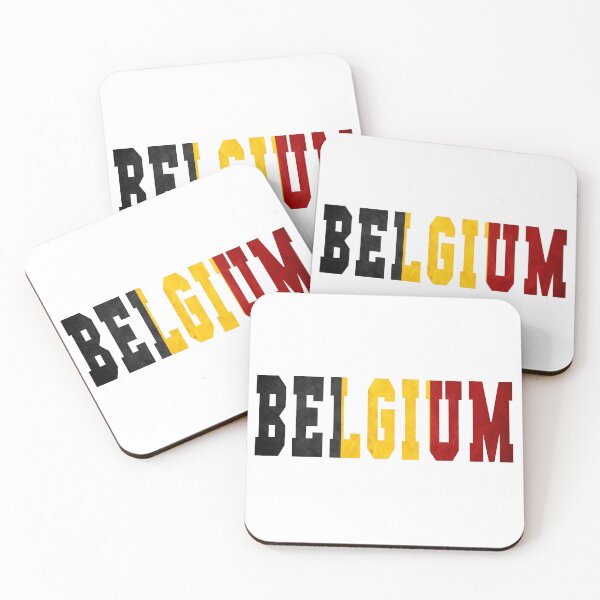Artikelvorschau, Typografie der belgischen Landesflagge entworfen und verkauft von TravelWish.